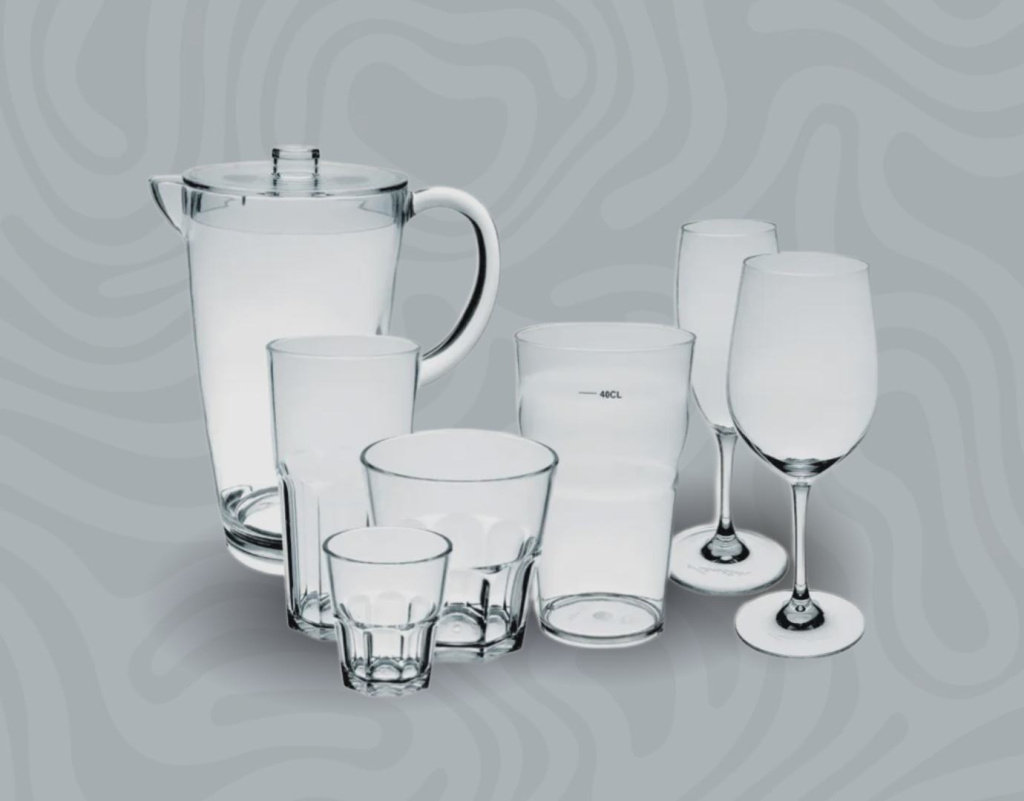 Набор посуды из поликарбоната